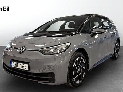 Grå Begagnad 2022 VW ID.3 Pro Performance Halvkombi | 259 900 kr (Bra pris)