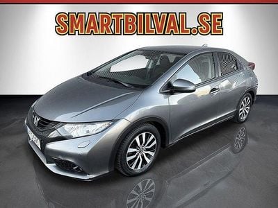 Mörkgrå Begagnad 2014 Honda Civic Lifestyle Halvkombi | 69 900 kr (Bra pris)