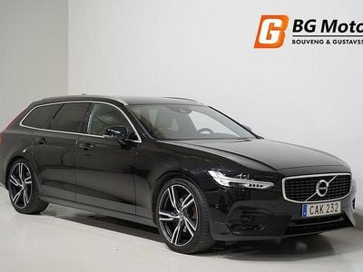 Svart Begagnad 2017 Volvo V90 R-Design Kombi | 289 900 kr (Marknadspris)