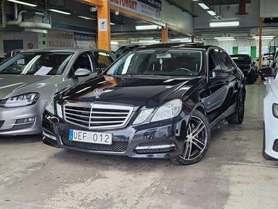 Begagnad Mercedes E350 Avantgarde 266 HK (195 kW) 2011 Svart Sedan