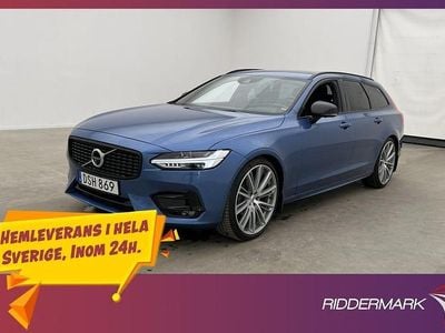 Blå Begagnad 2020 Volvo V90 R-Design Kombi | 369 800 kr (Marknadspris)