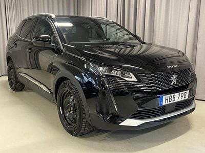 Svart Begagnad 2024 Peugeot 3008 GT SUV | 254 900 kr (Bra pris)