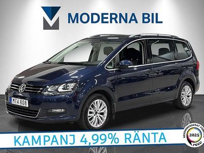 Mörkblå Begagnad 2015 VW Sharan Minibuss | 142 900 kr (Superpris)