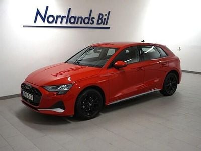Progressivröd metallic Begagnad 2024 Audi A3 Advanced Plus | 299 900 kr (Marknadspris)