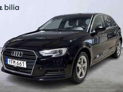 Svart Begagnad 2017 Audi A3 Sportback Halvkombi | 124 900 kr