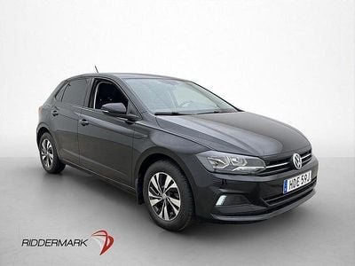 Begagnad VW Polo 95 HK (69 kW) 2019 Svart Halvkombi