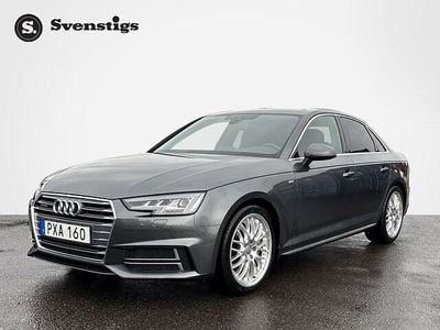 Grå (daytonagrå pärleffekt) Begagnad 2017 Audi A4 S-Line Sedan | 248 900 kr (Lite dyr)