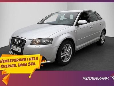 Begagnad Audi A3 Sportback S-Line 160 HK (117 kW) 2007 Silver Halvkombi