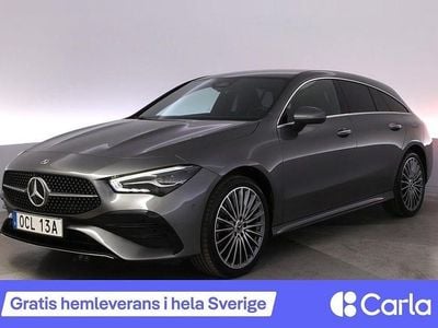 Grå Begagnad 2024 Mercedes CLA250 Shooting Brake AMG Kombi | 371 900 kr (Marknadspris)