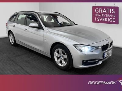 begagnad BMW 318 d Touring 143hk Sport line Sensorer Välserv 0,5l/mil