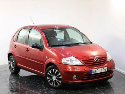Begagnad Citroën C3 109 HK (80 kW) 2003 Mörkröd Halvkombi