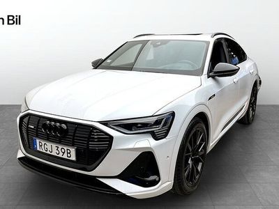 begagnad Audi e-tron Sportback 55 quattro S-Line Edition Black 408 HK