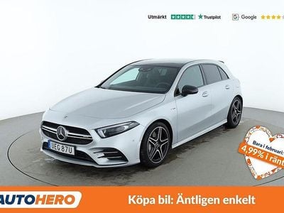 Begagnad Mercedes A35 AMG AMG 310 HK (228 kW) 2021 Silver Halvkombi