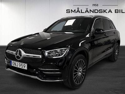 Svart Begagnad 2021 Mercedes GLC300e AMG line SUV | 529 000 kr (Lite dyr)