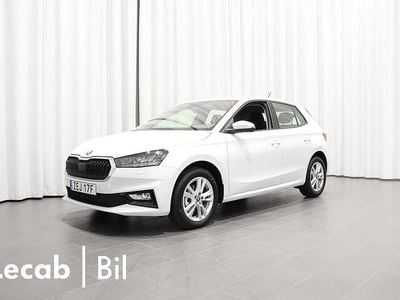 Ny Skoda Fabia 116 HK (85 kW) 2025 Vit (moon white metallic) Halvkombi