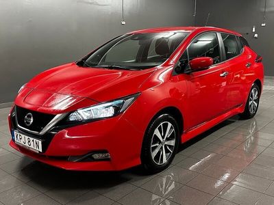 begagnad Nissan Leaf Acenta 40Kwh Apple car play B-Kam Rattvärme