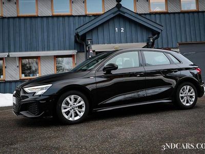 Begagnad Audi A3 S-Line 150 HK (110 kW) 2021 Svart