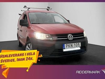 Röd Begagnad 2017 VW Caddy Maxi Minibuss | 129 800 kr (Superpris)