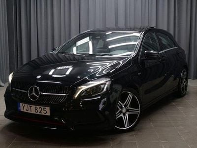 Svart Begagnad 2016 Mercedes A250 AMG Halvkombi | 189 000 kr (Marknadspris)