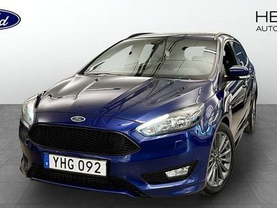 Blå Begagnad 2016 Ford Focus ST-Line Kombi | 90 000 kr (Lite dyr)