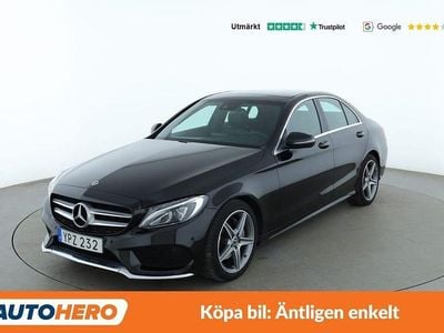 Svart Begagnad 2017 Mercedes C220 AMG line Sedan | 228 000 kr (Bra pris)