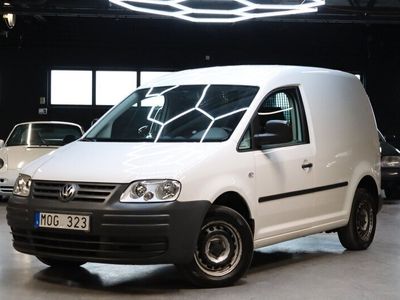 begagnad VW Caddy 2.0 EcoFuel LÅGMIL DRAG SoV M-VÄRM 109HK