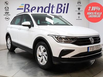 Vit Begagnad 2022 VW Tiguan SUV | 289 500 kr (Marknadspris)