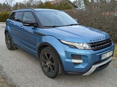 begagnad Land Rover Range Rover evoque SD4 AWD 190hk Mauritius blå