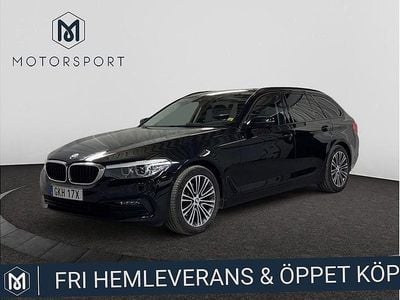 Begagnad BMW 520 Sport Line 190 HK (139 kW) 2019 Svart Kombi