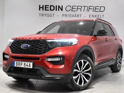 begagnad Ford Explorer 3.0T PHEV AWD ST-Line Drag 7 sits 2020, SUV