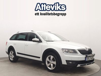 begagnad Skoda Octavia Scout TDI 184hk 4×4 DSG Drag/P-sensor