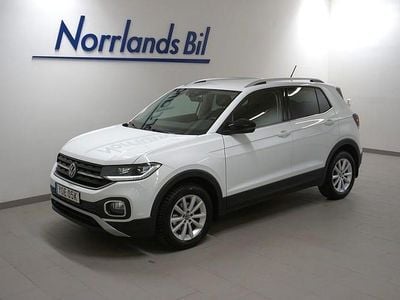 Vit (pure white) Begagnad 2023 VW T-Cross SUV | 229 900 kr (Marknadspris)