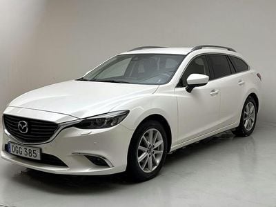 Vit Begagnad 2017 Mazda 6 Vision Kombi | 124 900 kr (Superpris)