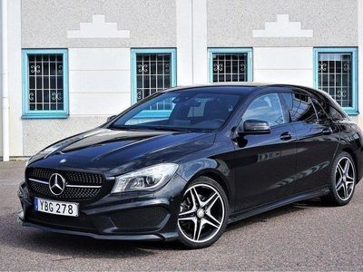 Svart Begagnad 2015 Mercedes CLA220 Shooting Brake AMG Kombi | 199 900 kr (Marknadspris)