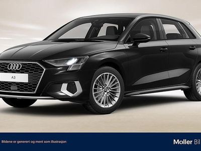 Svart Begagnad 2023 Audi A3 Proline | 239 900 kr (Marknadspris)