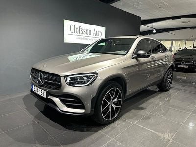 Silver Begagnad 2022 Mercedes GLC300e AMG line Plus Sportkupé | 569 000 kr (Lite dyr)