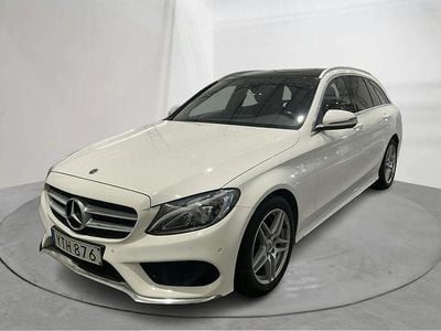 Vit Begagnad 2018 Mercedes C220 AMG line Kombi | 209 900 kr (Marknadspris)