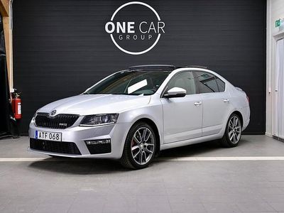 Silver Begagnad 2014 Skoda Octavia RS Halvkombi | 179 800 kr (Lite dyr)