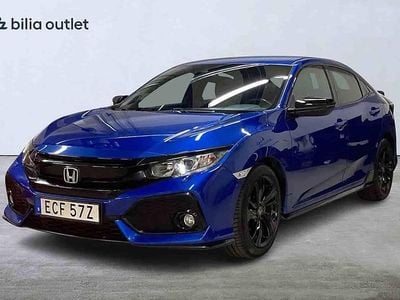Blå Begagnad 2018 Honda Civic Halvkombi | 164 900 kr (Marknadspris)