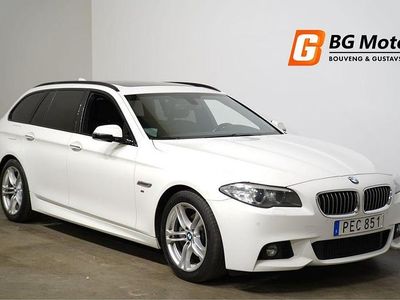 Alpinvit ||| Begagnad 2017 BMW 520 M Sport Kombi | 205 900 kr (Superpris)