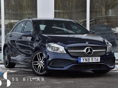 Begagnad Mercedes A180 AMG 122 HK (89 kW) 2017 Mörkblå Halvkombi