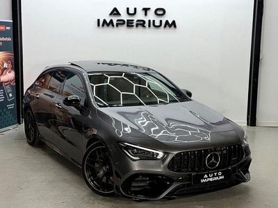 Mörkgrå Begagnad 2023 Mercedes CLA45 AMG Shooting Brake AMG Kombi | 599 900 kr (Marknadspris)