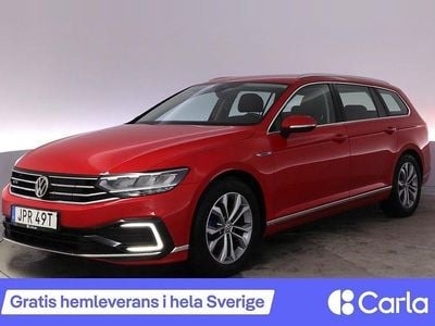 Röd Begagnad 2019 VW Passat GTE Kombi | 220 990 kr (Marknadspris)
