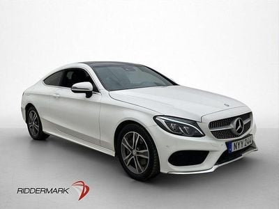 Begagnad Mercedes C220 AMG 170 HK (125 kW) 2016 Vit Sportkupé