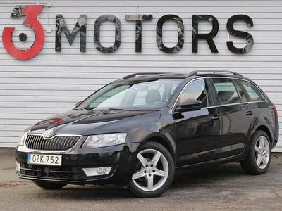 Svart Begagnad 2016 Skoda Octavia Ambition Kombi | 99 900 kr (Marknadspris)