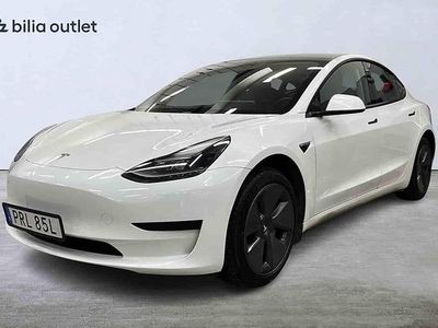 Begagnad Tesla Model 3 Standard Range Plus 208 kW (283 HK) 2021 Vit Sedan
