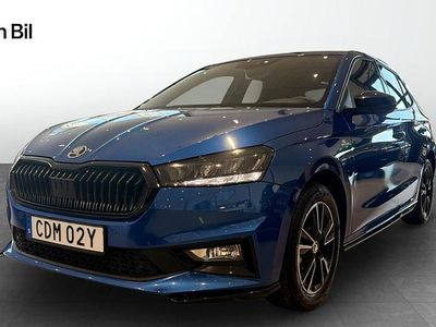 Blå Begagnad 2024 Skoda Fabia Monte Carlo Halvkombi | 219 900 kr (Marknadspris)