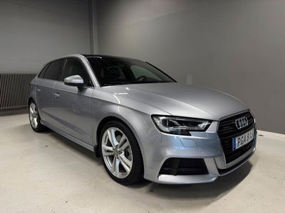 Silver Begagnad 2017 Audi A3 Sportback S-Line Halvkombi | 229 900 kr (Dyr)