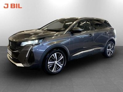 Grå Begagnad 2021 Peugeot 3008 Allure SUV | 214 900 kr (Marknadspris)