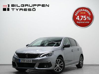 Grå Begagnad 2018 Peugeot 308 GT-line Halvkombi | 139 900 kr (Lite dyr)